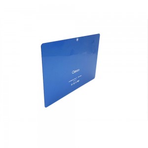 Premium Mavi 1mm Tabelt Arkası Sertleştirilmiş Cam Panel