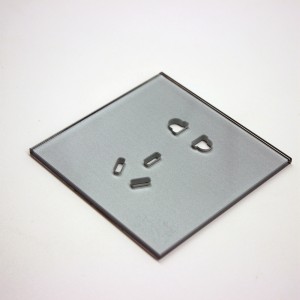 3mm Socket Glass Panel for Smart Home Controller
