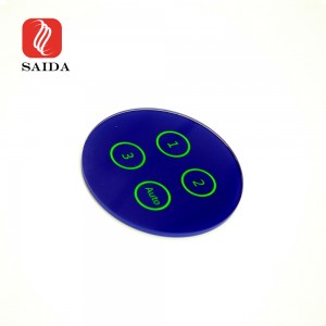 2mm Round Electrical Glass Panel for Smart Touch Remoter