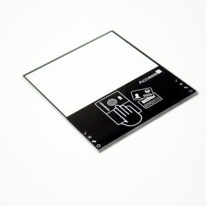 3mm Front Cover Glass Tempered Glass Sheet for Door Security Control