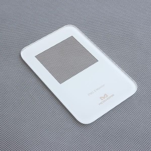Pannello frontale in vetro Apple bianco da 2 mm per monitor intelligente
