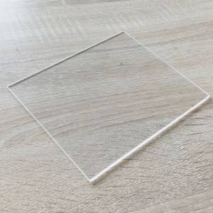 Quartz Glass Plate Slab High Light Transmittance 92- 99.5% Transparent Uv Quartz Glass Plate 