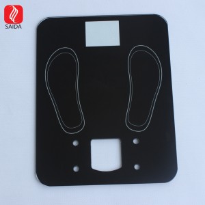 6mm Safety hemral Tempered Glass for Boby Fat Smart Scale