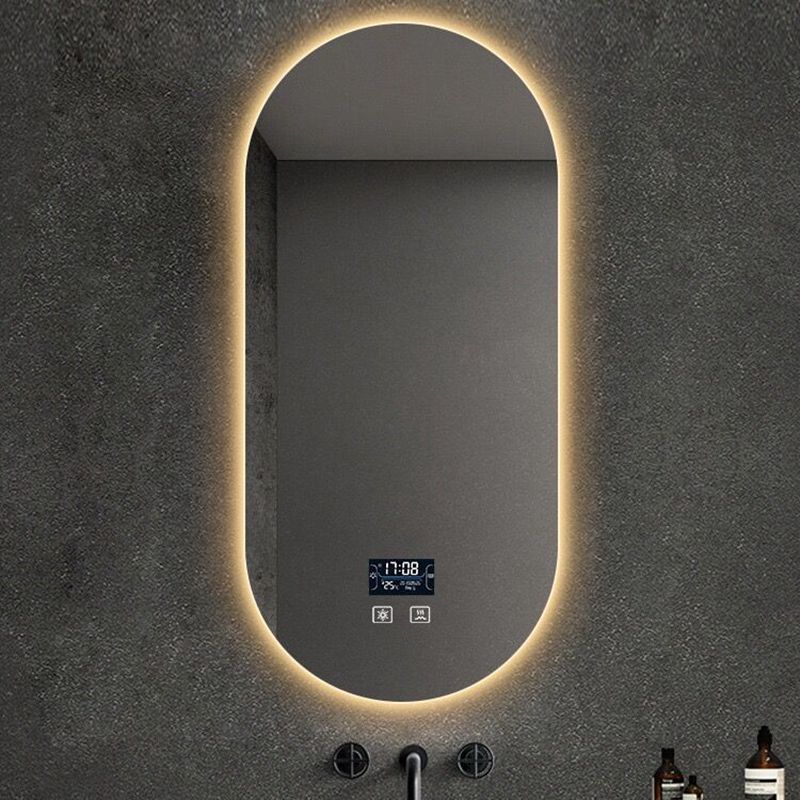Oval Shaped LED bathroom Mirror with built...