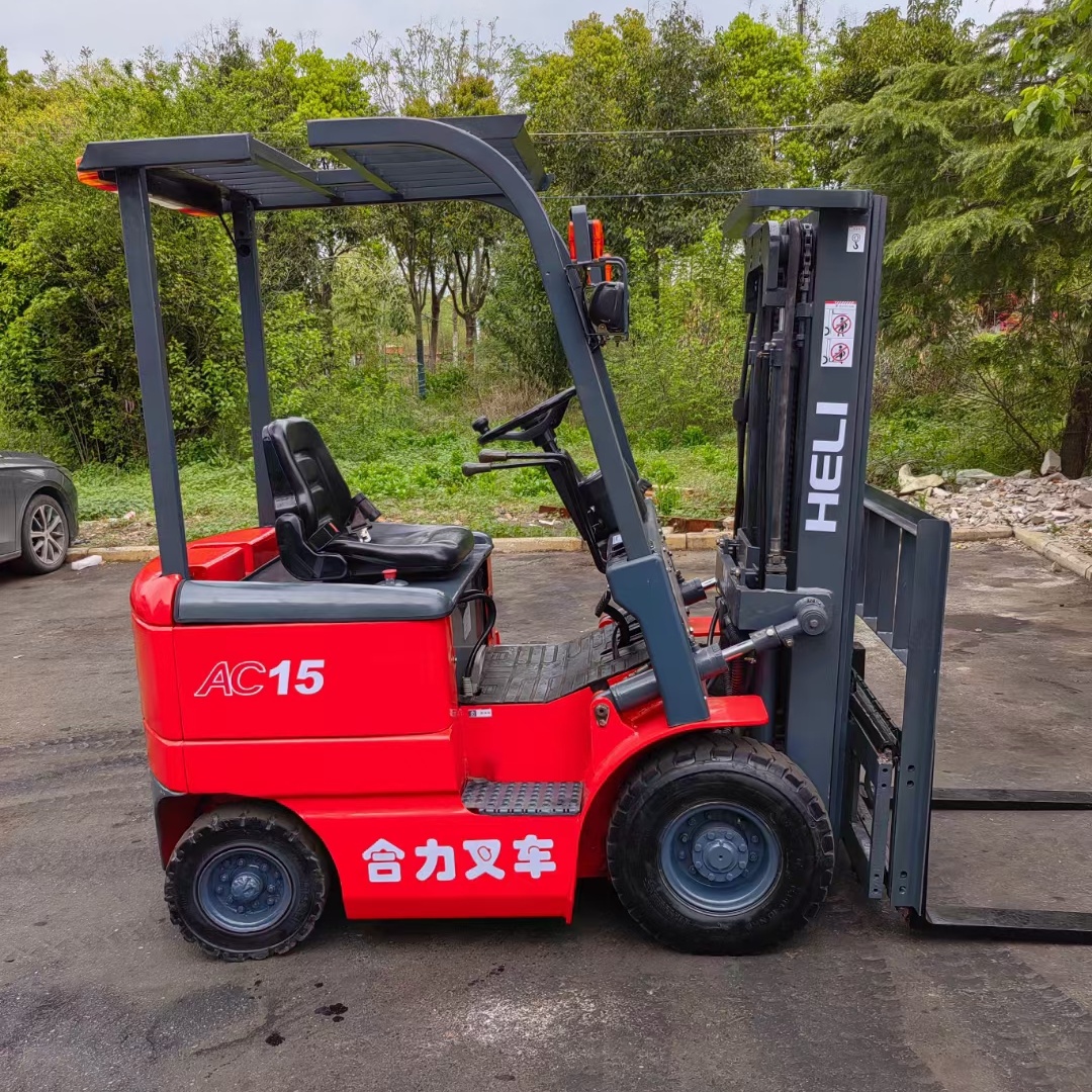Used HELI AC15 1.5ton lift 4m electric forklift truck