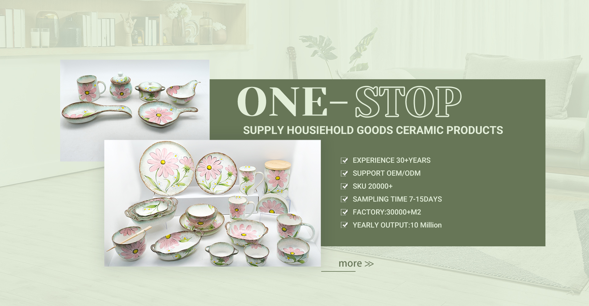 One- Stop Supply Household Goods Ceramic Products