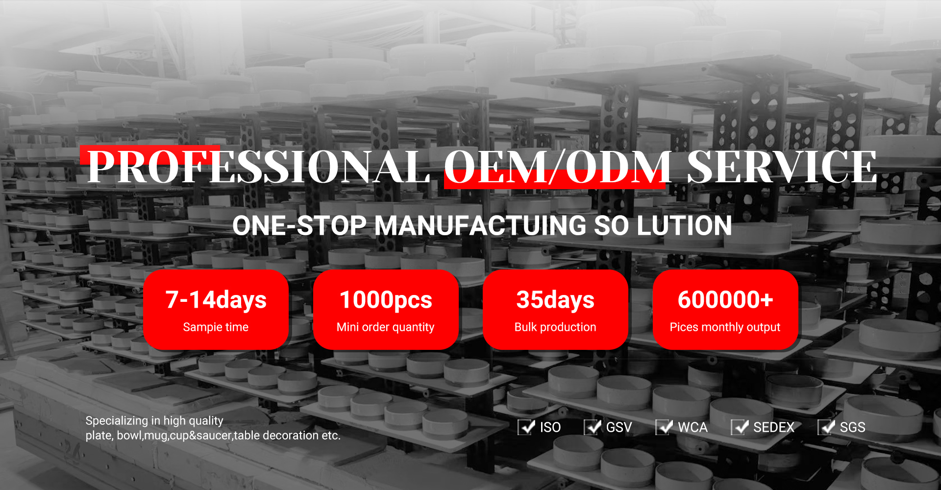 One-Stop Manufactuing Solution