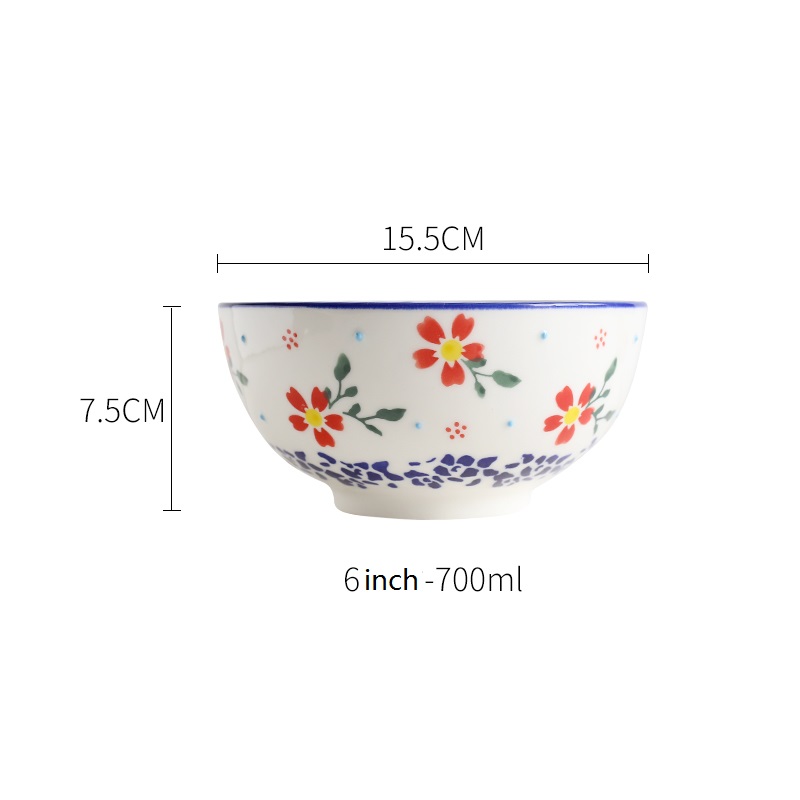 Bohemia Style Hand Made Underglaze Ceramic Stoneware Bowl Set Manufacturer Product Details (2)km3