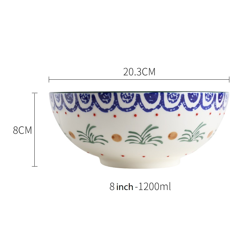 Hand Painted Underglaze Ceramic Bowl Stoneware Dinnerware Set Manufacturer Product Details (4)xe8