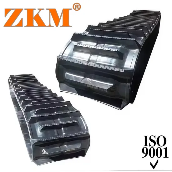 Professional Mini Excavator Chassis Rubber Track 250X47X84 400X90X45 Suits Harvester