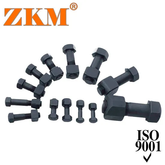 Construction Machinery Parts High Tensile Sprocket Segment Bolt and Nut M22*67mm