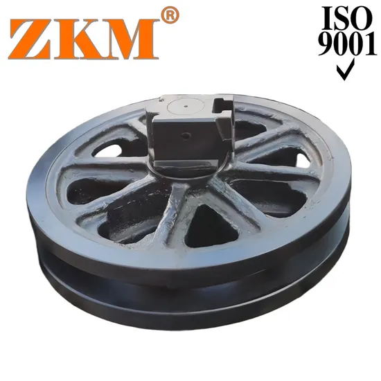 Hot Sale Heavy Machinery Parts Crawler Crane Idler Undercarriage Front Idler Crane Scc500d Idlers