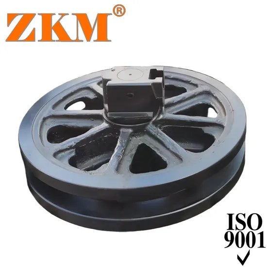 Crawler Crane Machinery Spare Partscrane Guide Wheel Idler Scx300 Crane Front Guide Idler