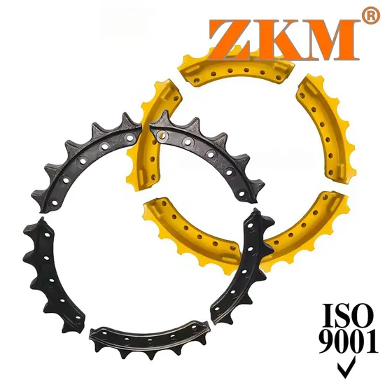 Heavy Duty Excavator Undercarriage Wheel Gear Segment Sprocket
