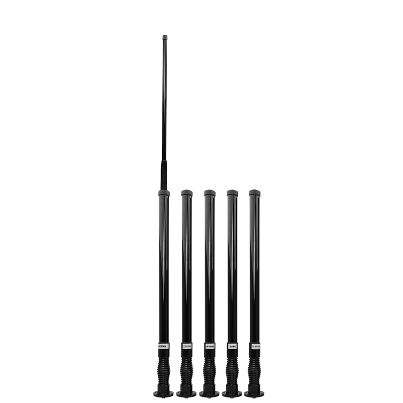 Antena externa de fibra de vidro Omni Vhf 100-130mhz 100w