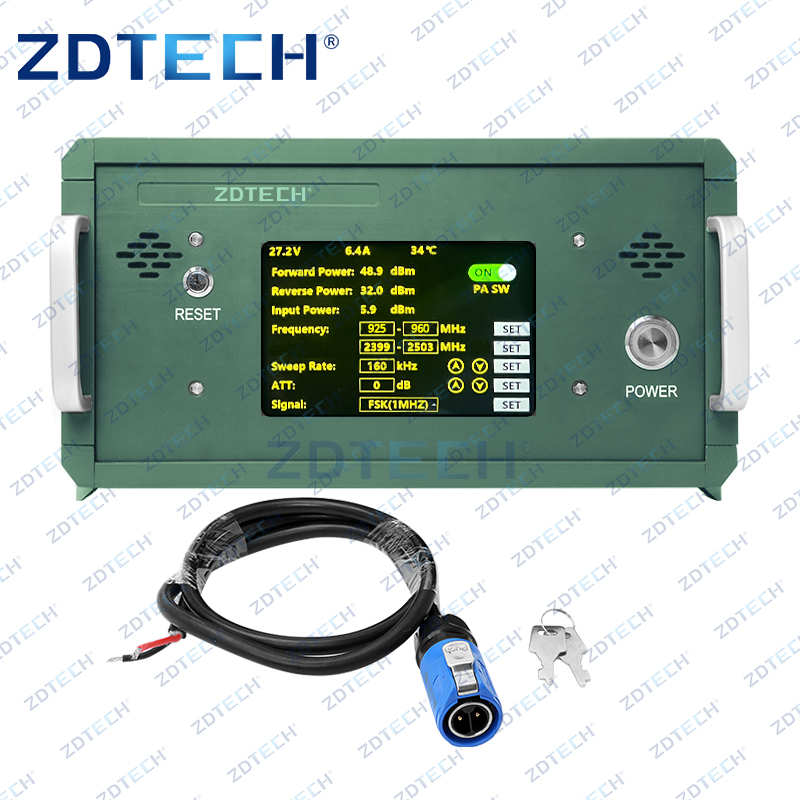100W 925-960 Mhz and 2399-2503Mhz DDS Module Touch Screen Rack Series