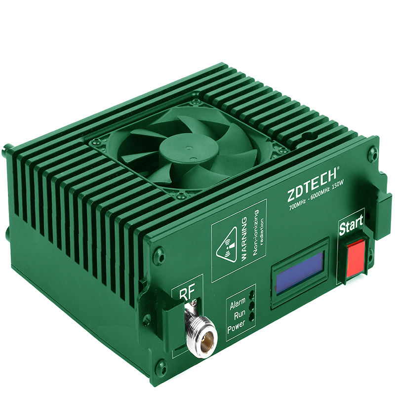 Modulo amplificatore di potenza del generatore di segnale 100WDds a banda ultra larga 600-6200 MHz con ventola di raffreddamento e dissipatore di calore per Jammer Uav