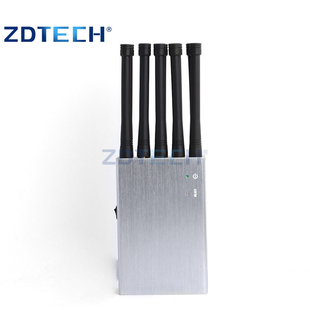 10 Bands 10W Handheld Portable 5g LTE Lora Network Signal Jammer with 2 Working Hours