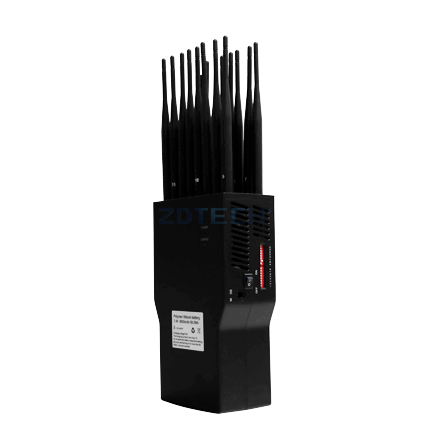Portable Signal Jammer with 16 Antenna 16 Bands Anti Fpv Drone Signal Blocking