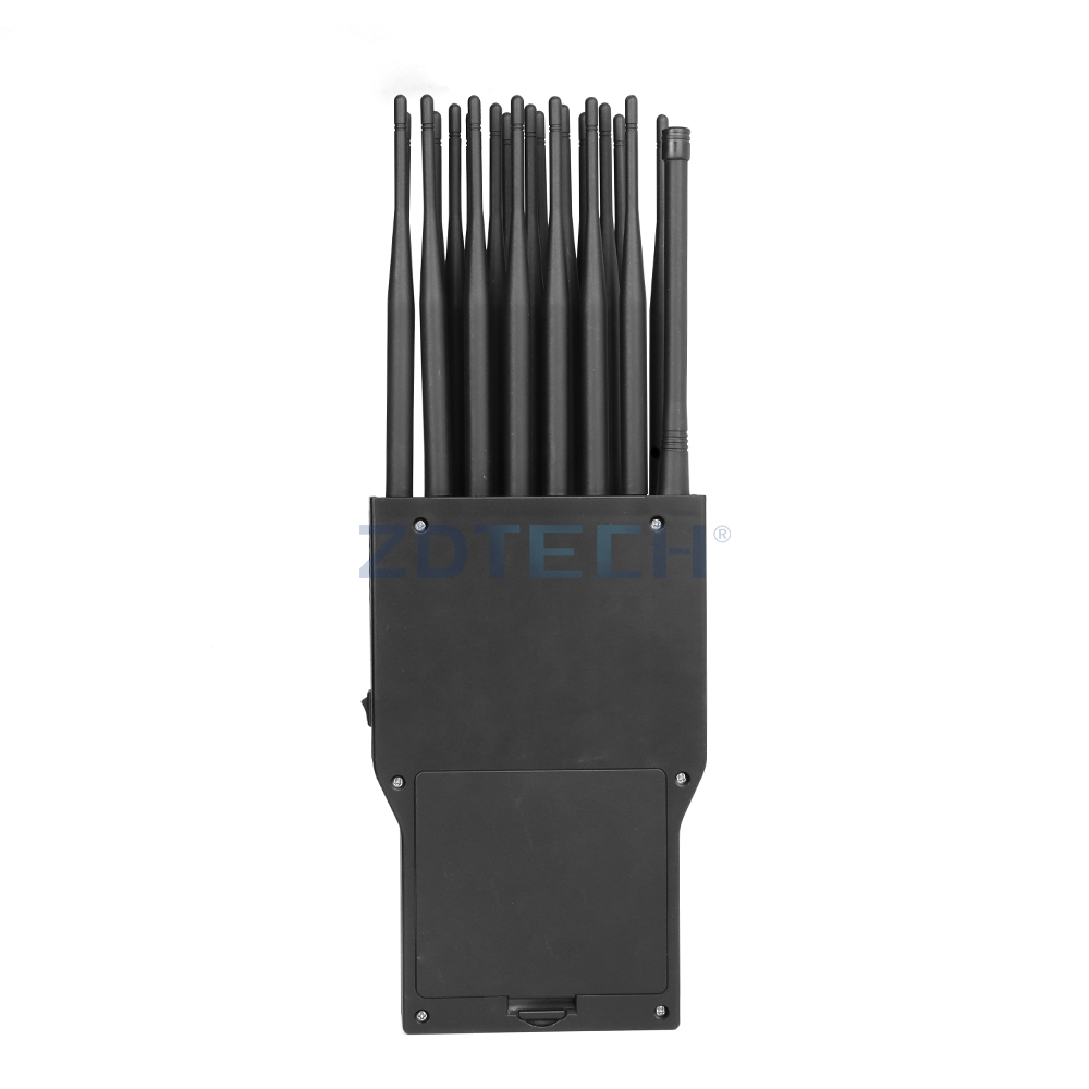 5g 16 Bands WiFi Mobile Phone Signal Jammer with 16000mAh Battery