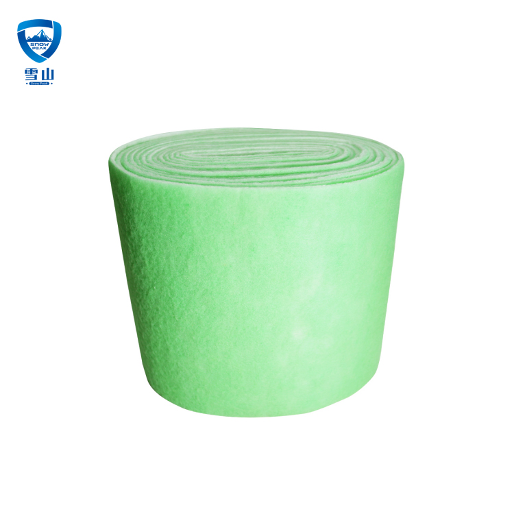 G2 G3 G4 primary efficiency green white air filter roll material media