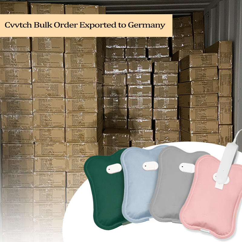 Cvvtch Bulk Order na Electric Hot Water Bottle na Na-export sa Germany