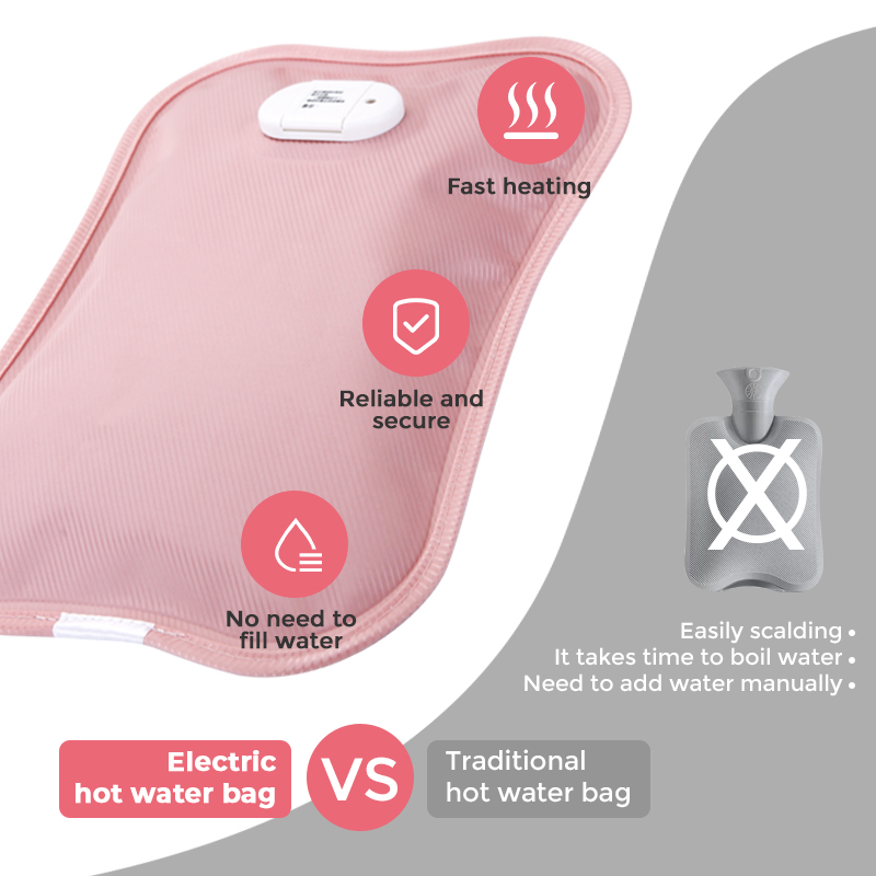 electric hot water bag VS hot water bag