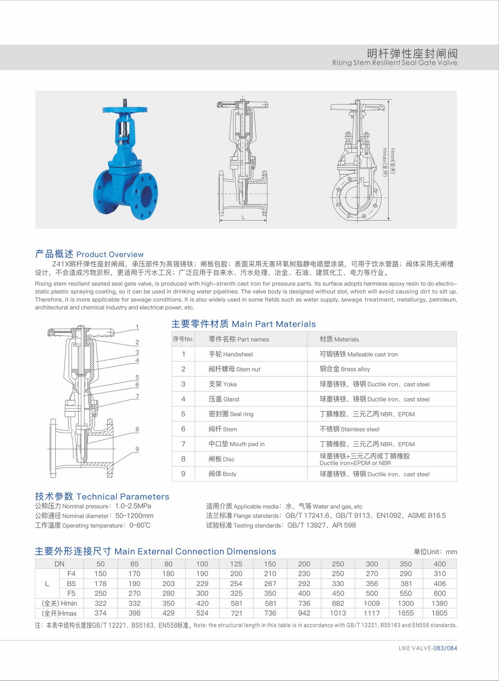 Diseño y aplicación de válvula de compuerta con sellado de asiento elástico de vástago ascendente