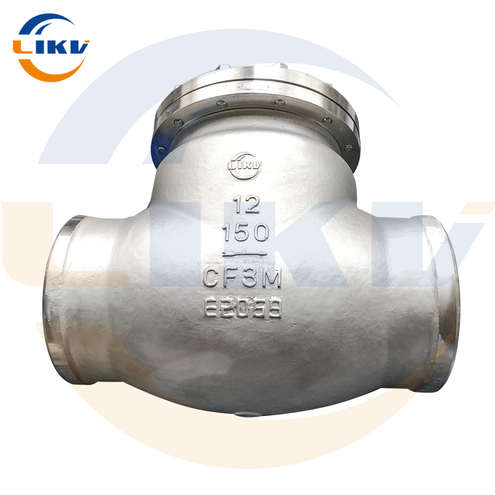 Válvula de retención de acero inoxidable tipo chino, válvula de retención de elevación de acero inoxidable 304, válvula de retención de brida, válvula de retención de H41W-16P, DN15-DN300