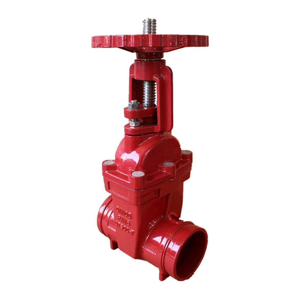 OEM Customized China OEM 100mm 4inch Cast Iron Soft Seal Rubber Seat Water Gate Valve Cast Iron Gate Valve