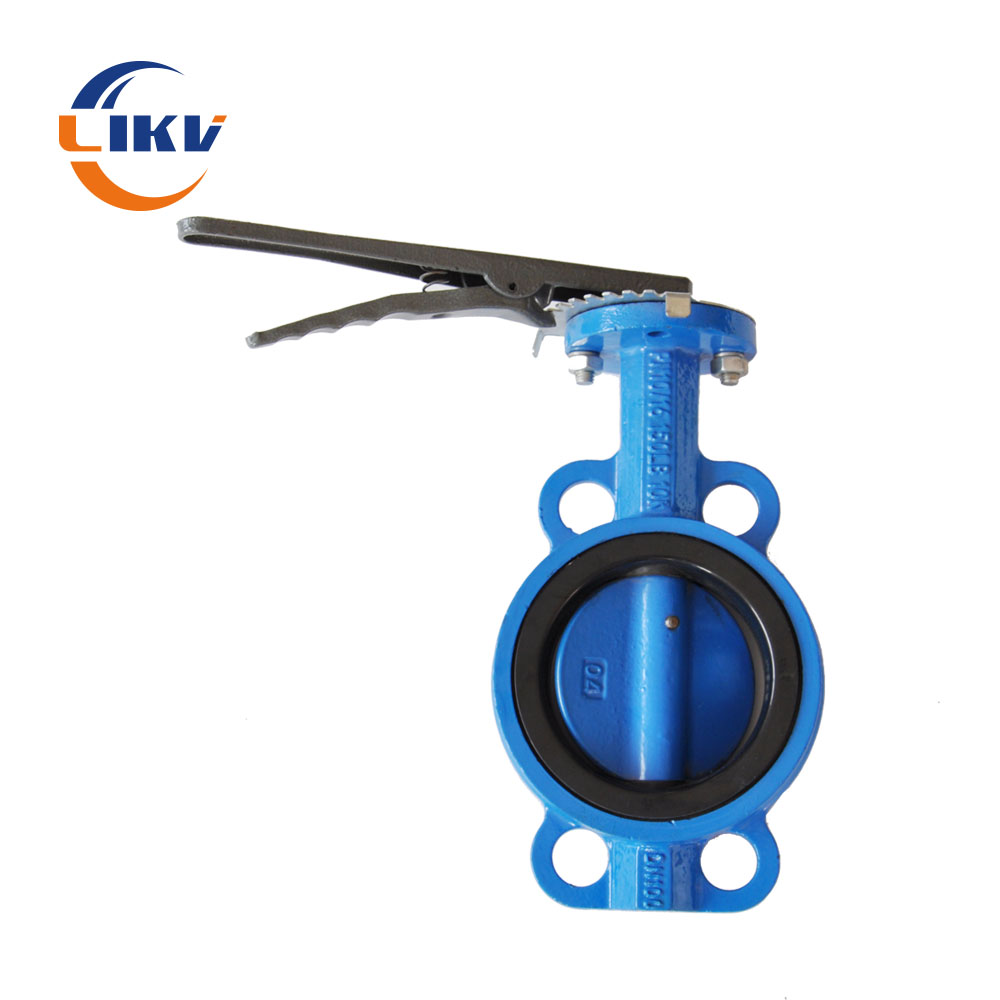 Factory Selling China 4inch-EPDM Rubber Seat Sea Water PVC Manual Flange Butterfly Valve