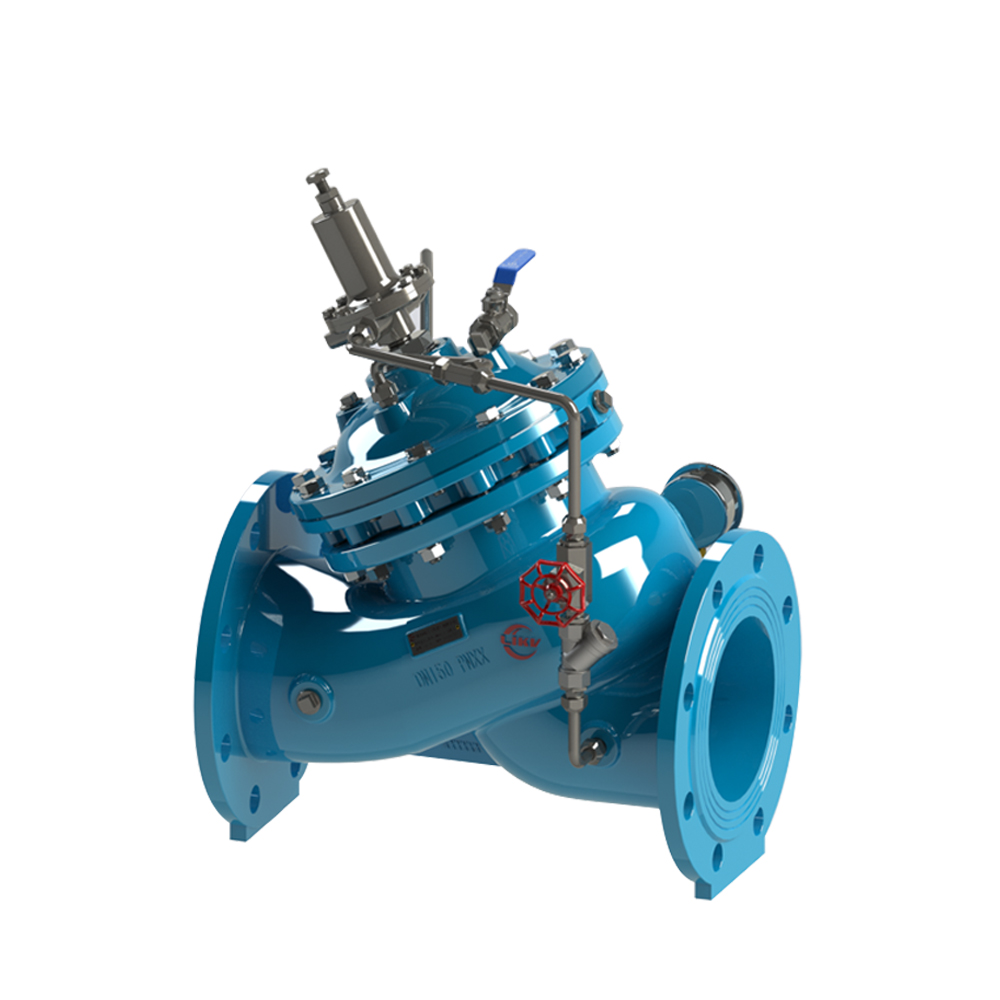Water Pressure Relief Valve with Self-Cleaning Filter