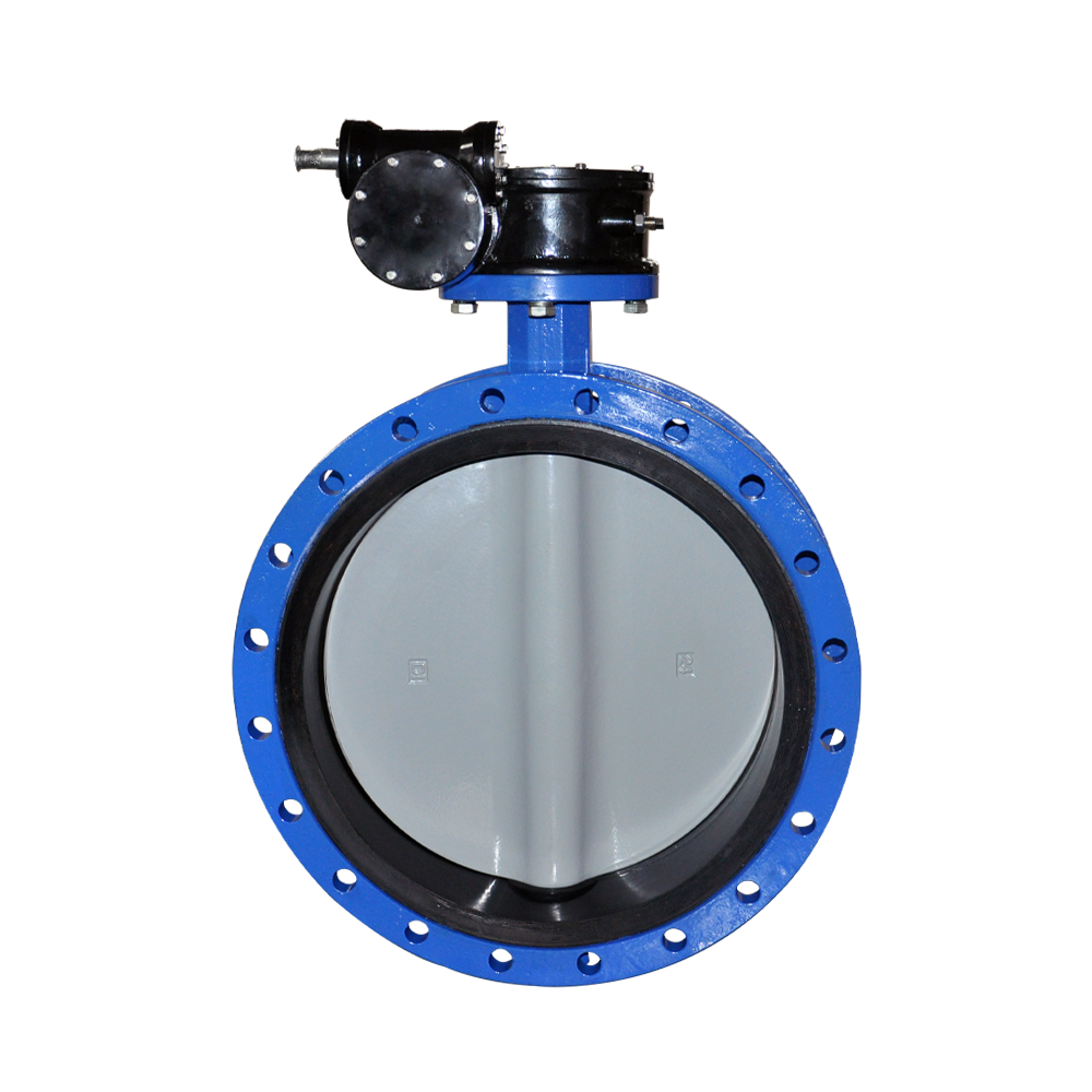 OEM China China Blue Cover Pneumatic Actuator NBR Seal Butterfly Valve