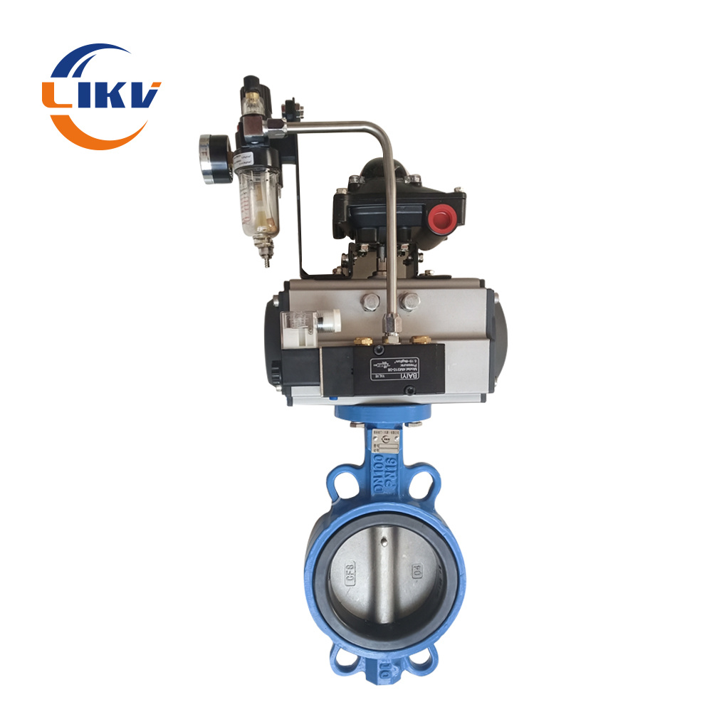 Pneumatic Actuated Wafer Butterfly Valve