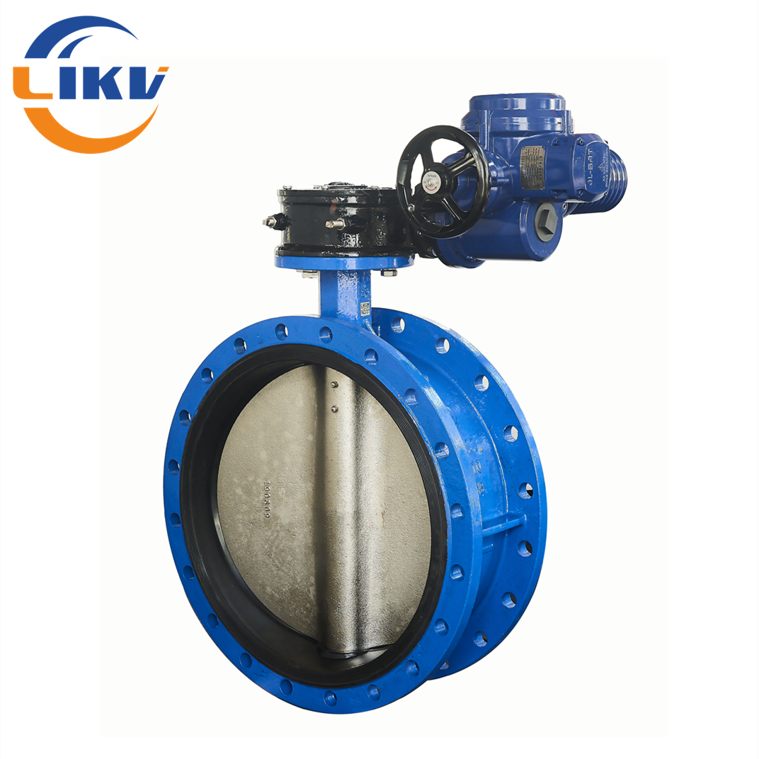 Flange Butterfly Valve With E...