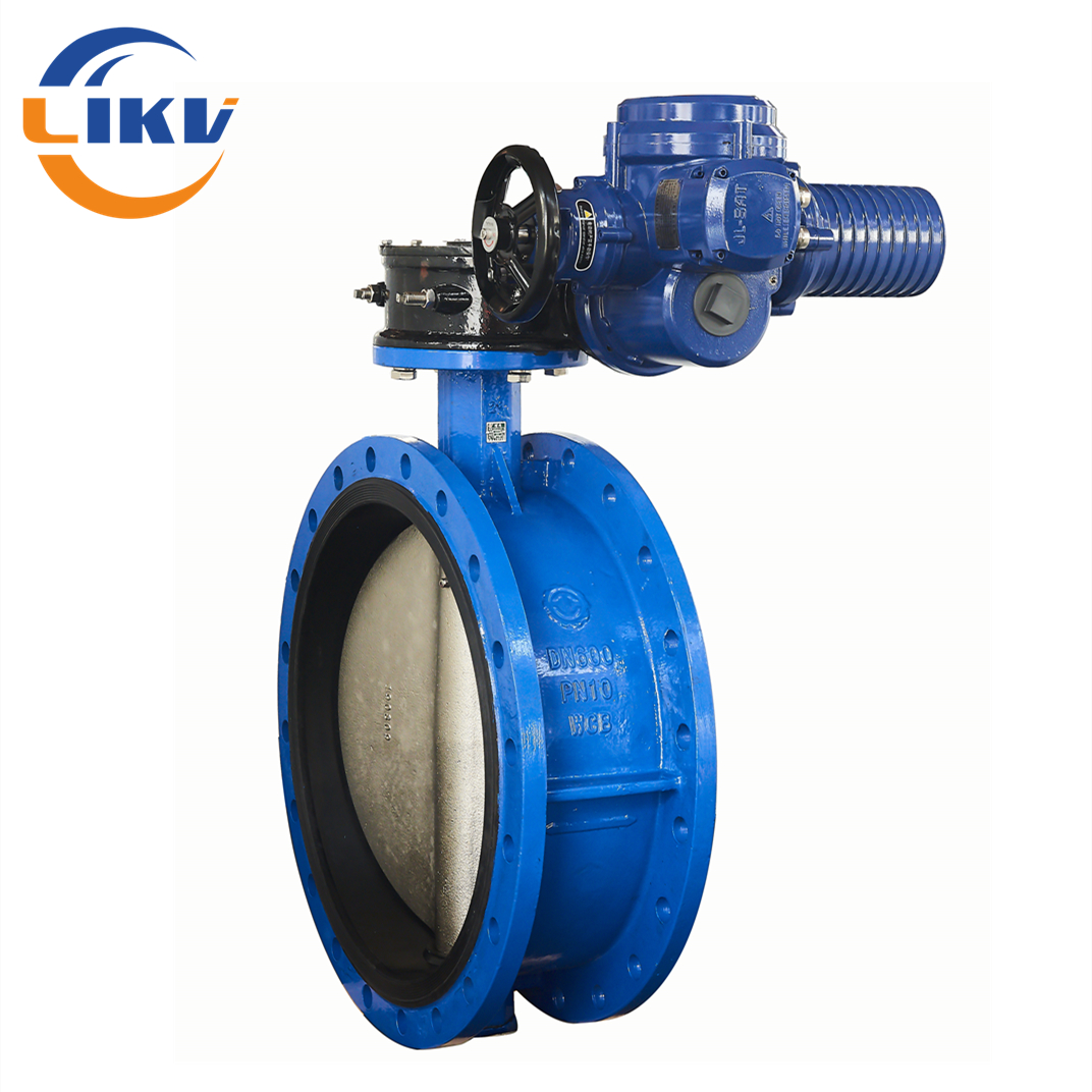 Flange Butterfly Valve With E...