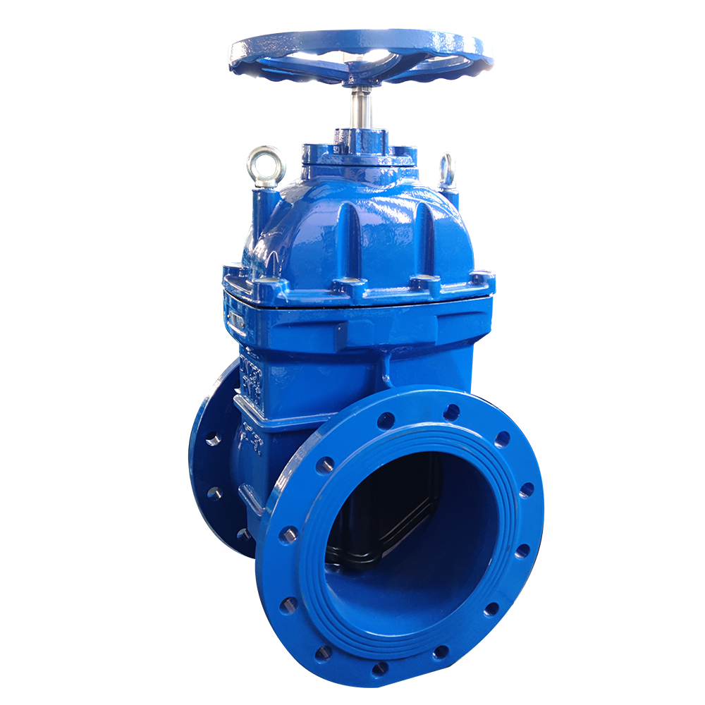 Z45X dark rod gate valve Cast iron valve soft seal flange gate valve fire water valve switch DN50-DN600
