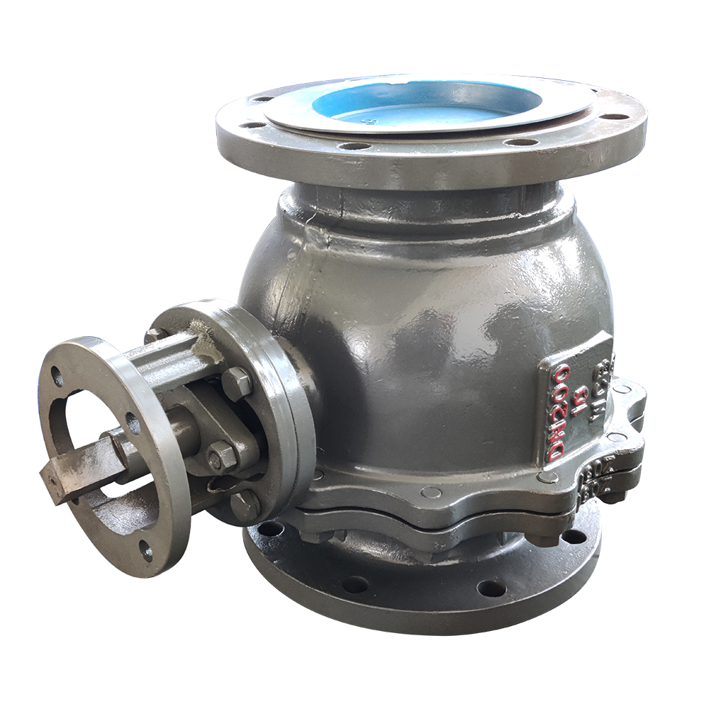 Corrosion resistant acid and alkali resistant carbon steel cast steel flange DN200 stainless steel 304 steel lined four-fluorine ball valve Q41F46-16C