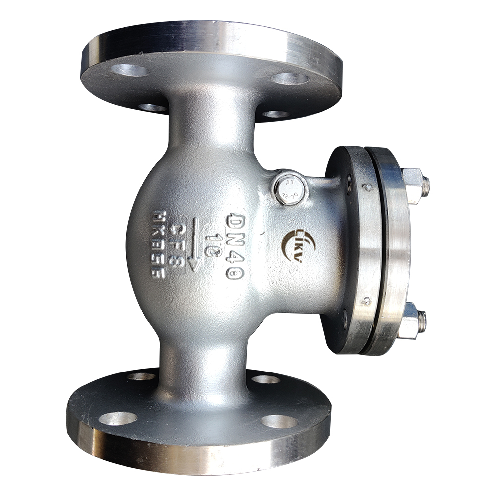 New 304 stainless steel swing check valve H44W-16P, flip flange connected check valve check valve 316, quality supplier direct sales!
