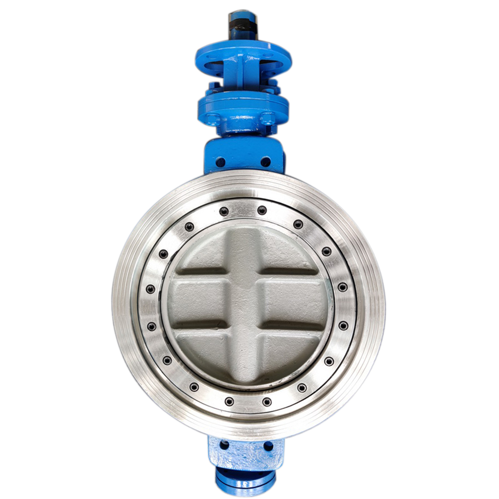 Stainless steel hard seal clamp butterfly valve WCB KET88 DN500 16C three eccentric multi-layer hard seal butterfly valve high temperature valve