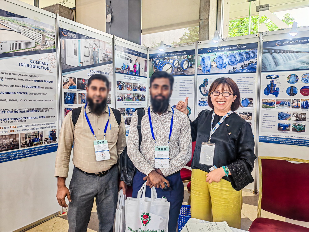 LIKE Valve Appears at the 2024 Bangladesh International Water Treatment Exhibition, Opening a New Chapter in Green Fluid Control