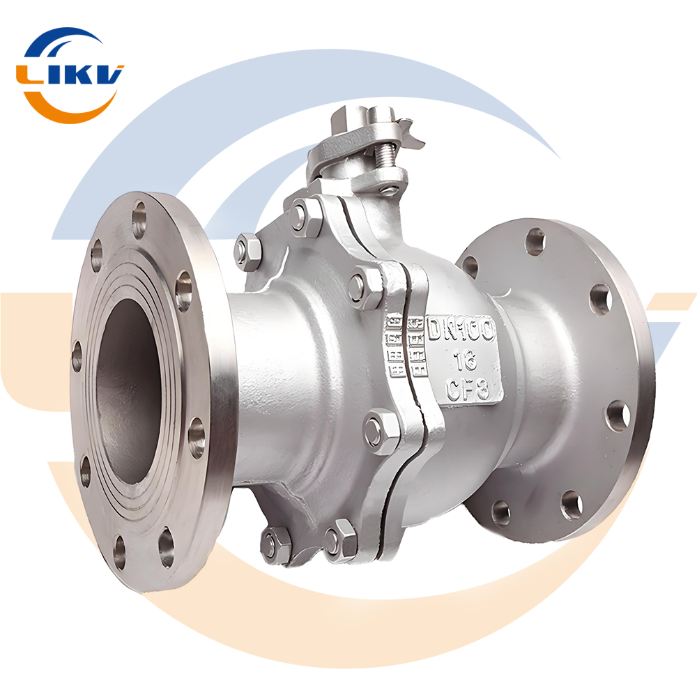 DN50-DN300，Two-piece flanged ball valve - multiple specifications for fluid management