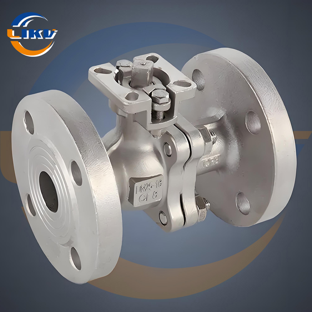 China High Pressure Two-Piece Flange Ball Valve