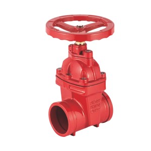 18 Years Factory China Grooved End Ductile Iron Manual Handle Butterfly Valve Hydraulic Valve Knife Gate Valve Control Valve