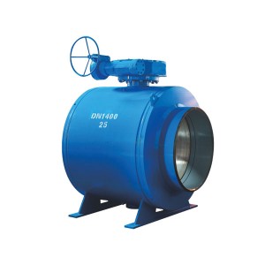 New Fashion Design for China GOST Gear Operated Fully Welded Ball Valve for Natural Gas