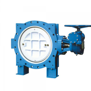 Factory Promotional Gg25 Cast Iron Double Eccentric Flanged Gear Operated Butterfly Valves