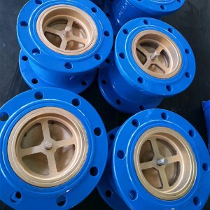 Ductile Iron Flanged Lifting Water Non Return Check Valve ស្ងាត់