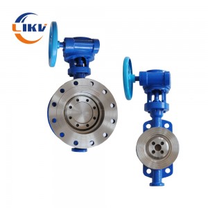 China Supplier China Sanitary 304/316L Threaded Three Way/T Port Butterfly Valve with Pulling Handle