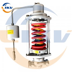 Samočinný regulačný ventil – dusíkové potrubie automatický konštantný tlak stabilný protitlak prietokový tlakový redukčný ventil pary