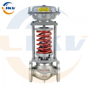 Válvula de regulación automática, balanza estabilizadora de tubería de vapor, caudal automático, válvula redutora de presión proporcional de aceiro inoxidable